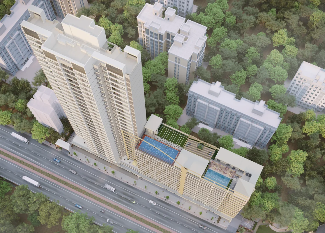 Dosti Primus Building Top View